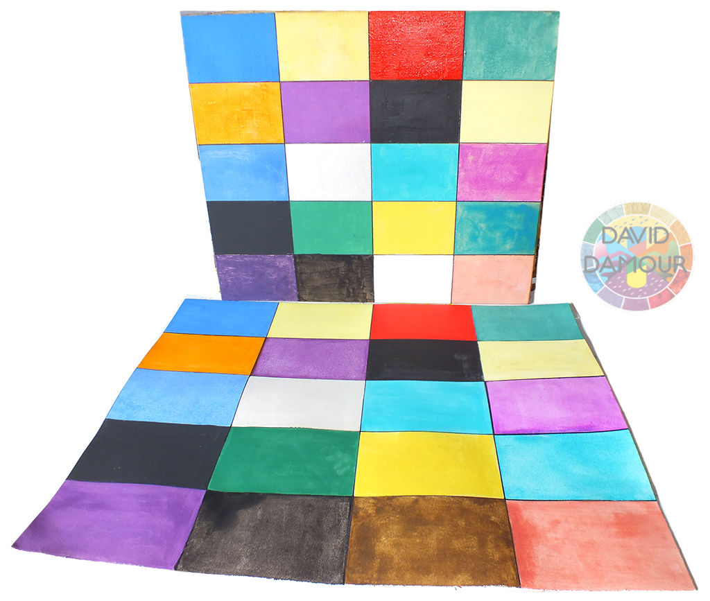 Tous les liants aqueux du peintre avec des pigments inorganiques