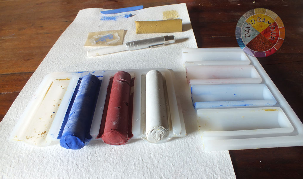 Gouache Solide et moule en silicone