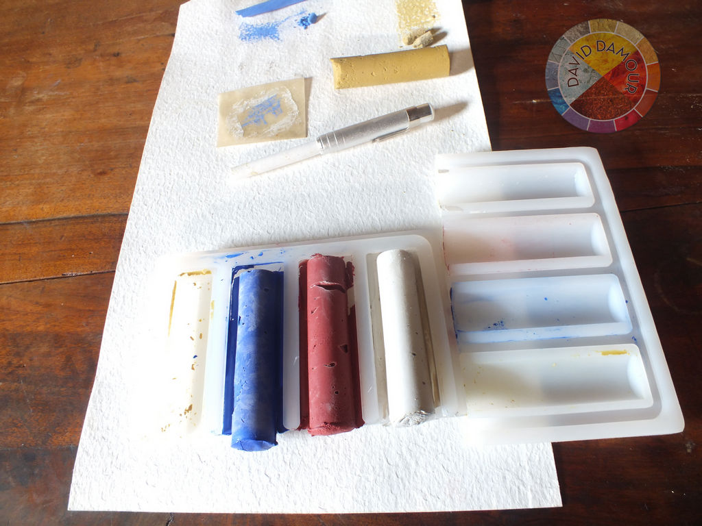 Gouache Solide et moule en silicone