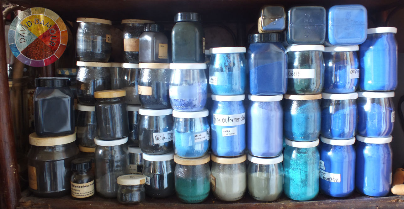Pigments bleus David Damour 2022